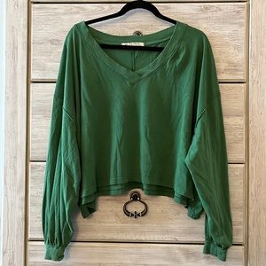 Free people off the shoulder sweater size XS